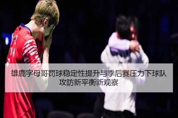 雄鹿字母哥罚球稳定性提升与季后赛压力下球队攻防新平衡新观察